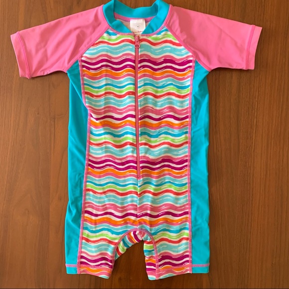 Hanna Andersson Swim Hanna Andersson One Piece Zip Up Swimsuit Size 3 Poshmark